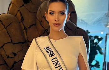 ¡Bella! La Miss Universo Paraguay 2026 Gretha Matiauda en Mónaco.