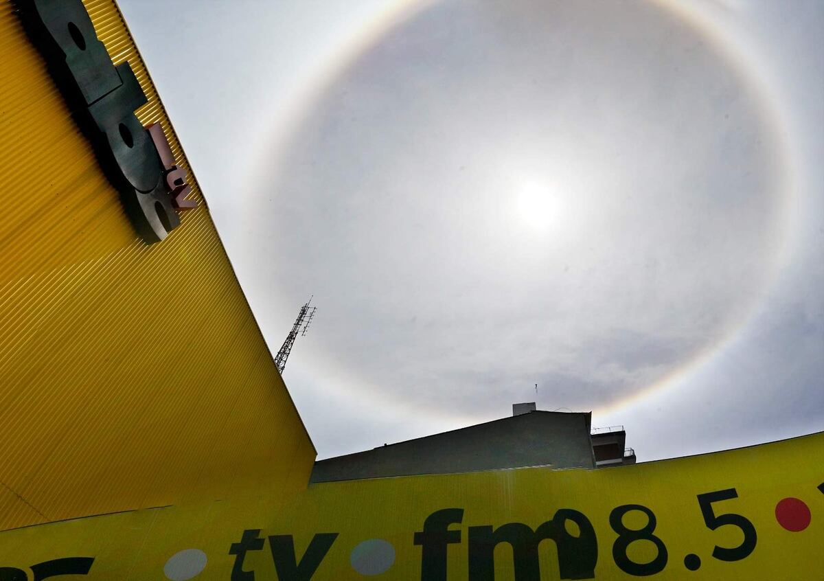 Halo solar sorprendió hoy en Paraguay: en qué consiste este fenómeno