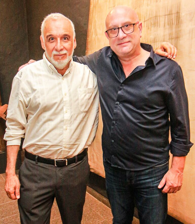 Ticio Escobar y Santiago Colombino.