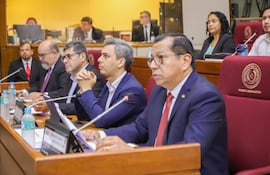 Las autoridades del Consejo Nacional de Alimentación Escolar, cuyo titular es el ministro de Desarrollo Social Tadeo Rojas asistieron a la sesión extra de la Comisión Permanente del Congreso.