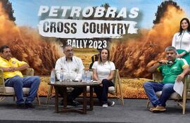 La presentación del Petrobras Rally Cross Country 2023 tuvo lugar el jueves 12 de octubre en la Secretaría Nacional de Deportes (SND).