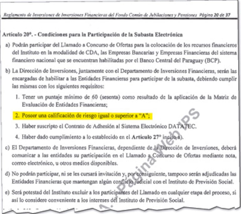12 DE NOVIEMBRE DE 2024. Se   redujo la calificación de riesgo y se sacó el patrimonio efectivo.
