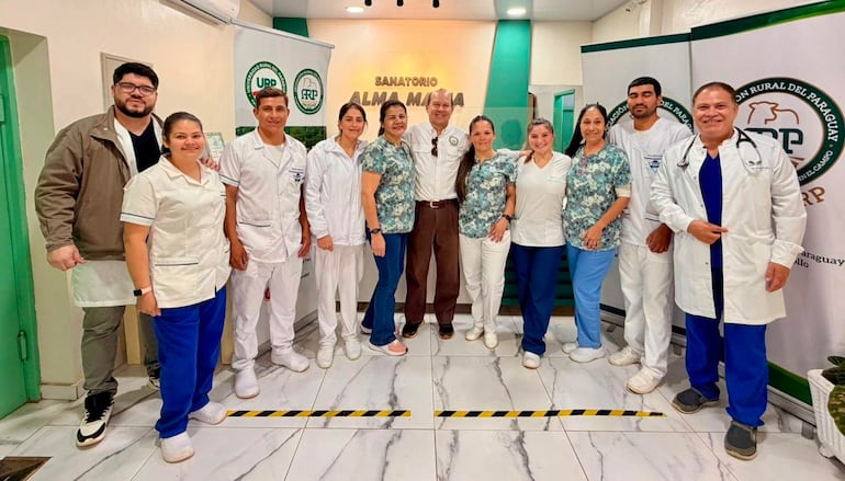 La atención obtalmológica se desarrolló en una clinica privada de San Pedro