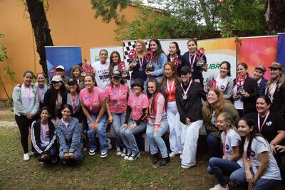 Premiación de la primera edición del Rally de las Princesas, que se cumplió en San Bernardino.