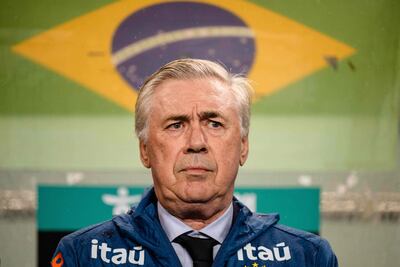 Carlo Ancelotti, seleccionador italiano de Brasil. 