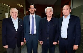 Ángel Auad, Amir Masliyah, Carlos Jorge Biedermann y Robert Bosch.