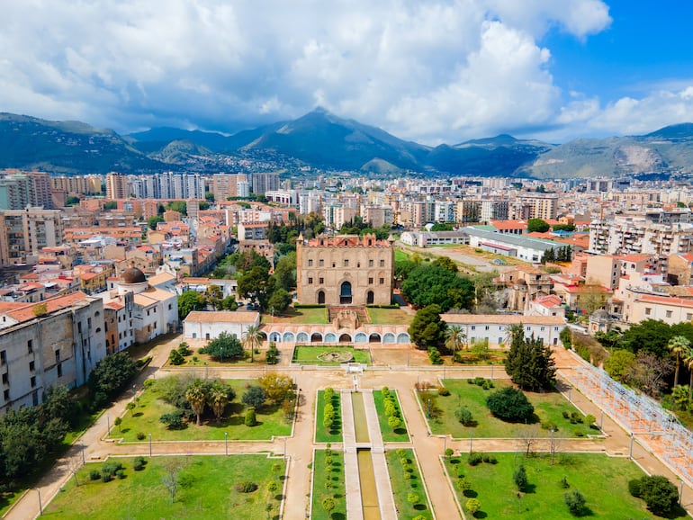Palacio Zisa, Palermo, Sicilia, Italia.