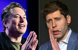 Elon Musk y Sam Altman. Imagen de archivo.