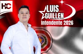 Luis Alberto Guillén Zárate, precandidato a intendente de Pedro Juan por el movimiento Honor Colorado.