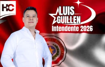 Luis Alberto Guillén Zárate, precandidato a intendente de Pedro Juan por el movimiento Honor Colorado.