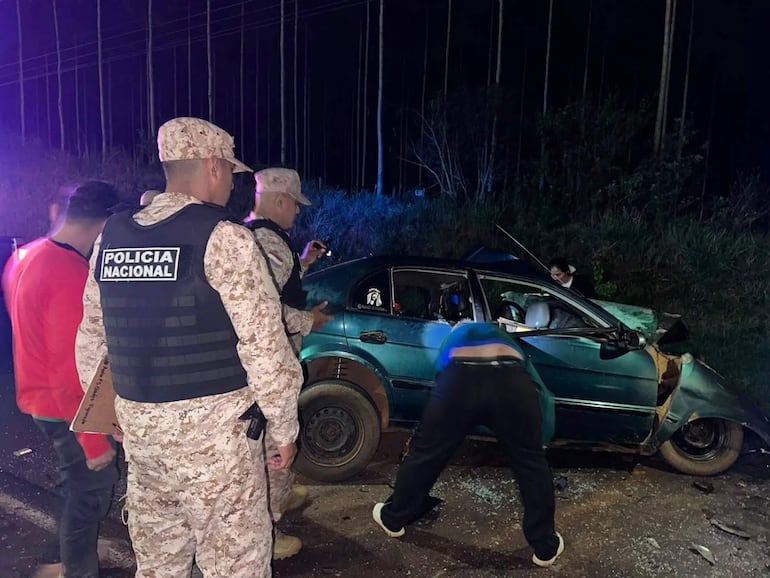 Un violento accidente de tránsito ocurrió en la Ruta PY18, resultando en cuatro fallecidos de Torres Cue, Buena Vista.