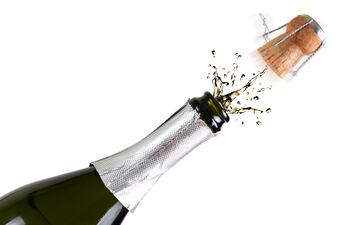 Botella de champán