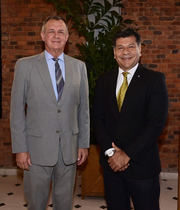 Luis Christ y Alcides Samudio.