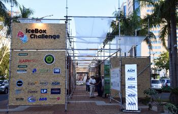 En el paseo central peatonal de delSol Shopping & Lifestyle se encuentra el espacio Ice Box Challenge.