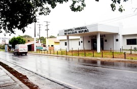 Área de Urgencias del hospital de Caazapá, cuya construcción terminó en diciembre del 2019.