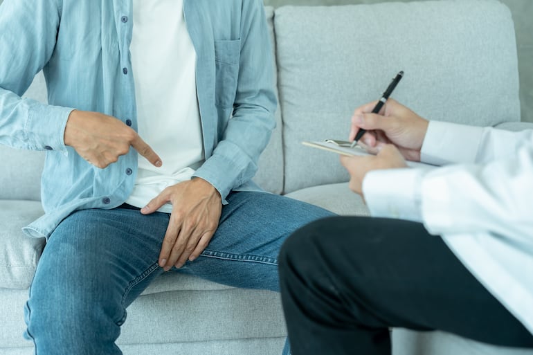 Concepto de engrosamiento de pene.