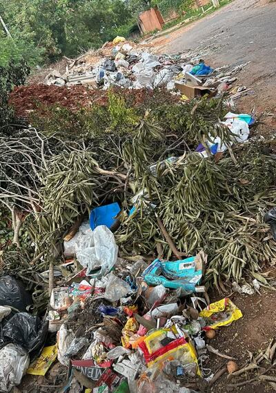 Un vertedero clandestino en cercanías del depósito de Aseo Urbano.