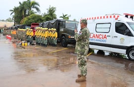 Unos 600 efectivos militares están listos para ser desplegado en caso de emergencia por tormentas.