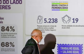 Luiz Inacio Lula da Silva, en el palacio presidencial de Planalto, en Brasilia.