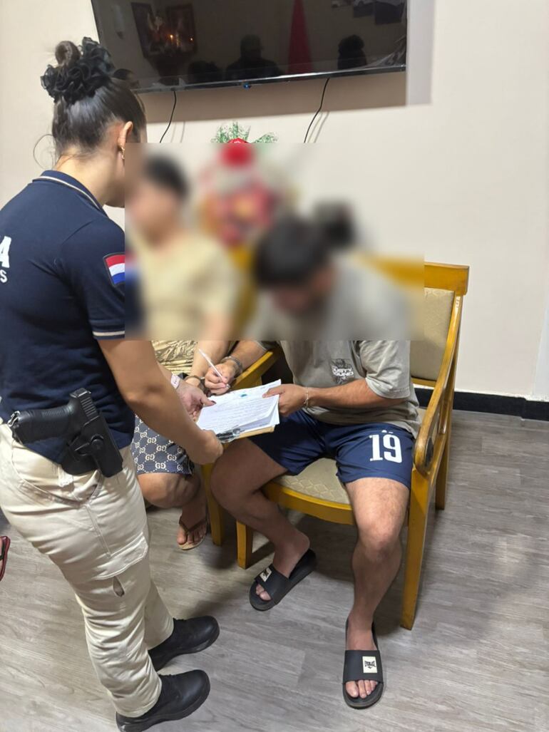 Detenidos con más de dos kilos de cocaína en Ñemby.