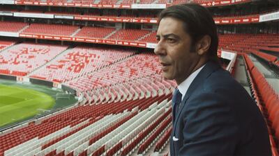 Rui Costa inició su exitosa carrera como futbolista en Benfica, del cual es su actual presidente, iniciando su segundo periodo.