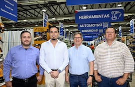 Lorenzo Giménez, René Murillo, Zenildo Da Silva y Rodolfo Salinas.