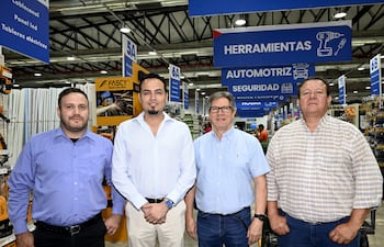 Lorenzo Giménez, René Murillo, Zenildo Da Silva y Rodolfo Salinas.