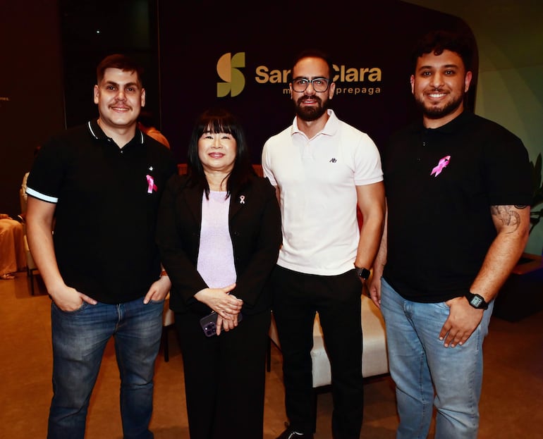 José Maciel, Sakura Kojima, Diego Collante y Santiago Miño.