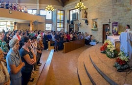 Misa en homenaje a San Pío de Pietrelcina.