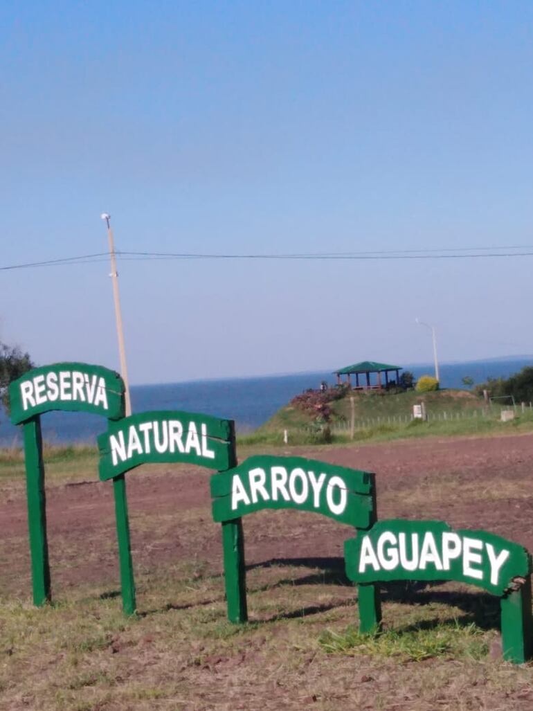 Reserva Natural Arroyo Aguapey en San Cosme y Damián.