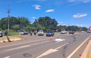 El lugar dónde ocurrió el accidente fatal.