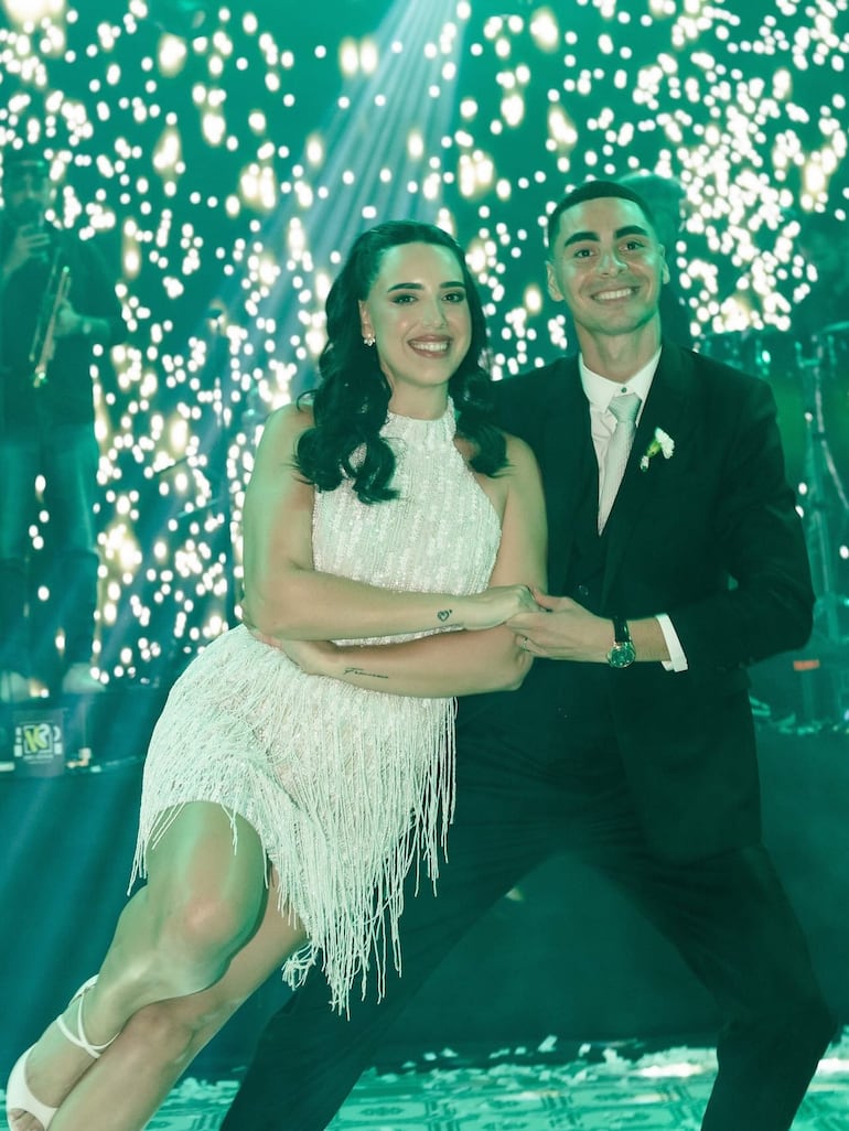 ¡Siempre enamorados! Alexia Notto y Miguel Almirón. (Instagram/Alexia Notto)