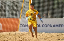 Joao Rolón, arquero del Sportivo Luqueño.