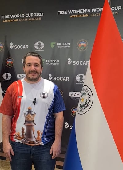 El GM Axel Bachmann juega desde hoy la Copa del Mundo en Bakú, Azerbaiyán. Enfrentará al GM mongol Sumiya, hoy con blancas y mañana con las piezas negras.