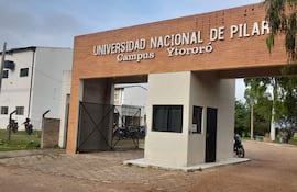 Fachada dela Universidad Nacional de Pilar (UNP) Campus Ytororô.