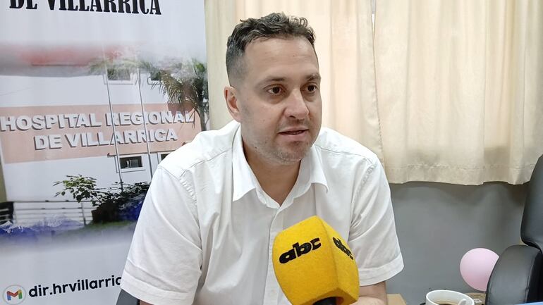 Dr. Néstor Petersen, director del Hospital Regional de Villarrica.