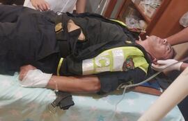 Un agente de la comisaría 13ª de Obligado resultó herido luego que una camioneta huyera de un control policial.