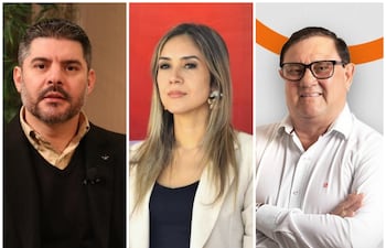 Oscar "Nenecho" Rodríguez, Patricia Corvalán y Hernán Ysidro Rivas.