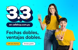 Se vienen ofertas imperdibles con el "3.3 Fechas dobles, ventajas dobles" en Cellshop.