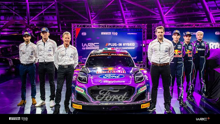 En M-Sport Ford estuvieron Craig Breen y la joven promesa del equipo, Adrien Fourmaux, durante la presentación realizada en Austria.