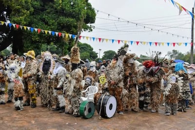 La compañía Minas de Emboscada revivió una de las tradiciones más emblemáticas de Cordillera el "Guaikuru Ñemondé".