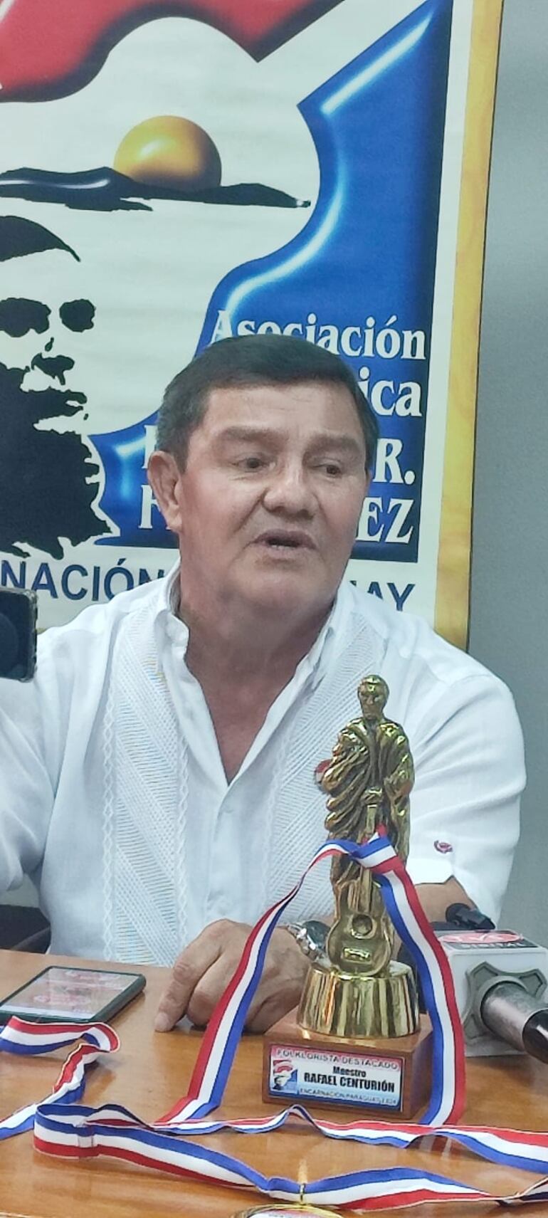 Miguel Ángel Alfonso, presidente de la Asociación Folklórica “Emiliano R. Fernández”, entidad organizadora del Festival Nacional del Paraná.
