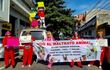 Manifestación de organización contra el maltrato animal (archivo).