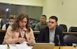 Juicio de Hernán Rivas en la sala 2 piso 2 torre norte del palacio de Justicia
