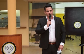 Miguel Ángel Armando Vera, ahora exdecano de la Facultad de Ciencias Económicas (FCE) de la Universidad Nacional de Caaguazú.