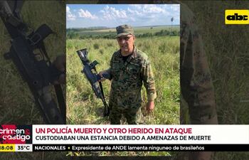 Un policía muerto y otro herido en ataque en estancia de Capitán Bado
