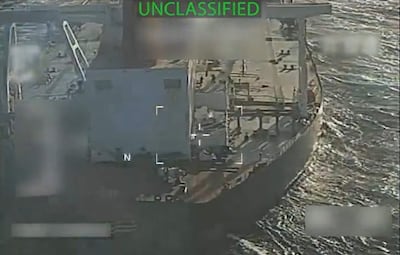 Captura de video tomada de la cuenta en X @AGPamBondi de la fiscal general de EE.UU. Pamela Bondi. Estados Unidos incautó varios buques petroleros de Venezuela.