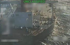 Captura de video tomada de la cuenta en X @AGPamBondi de la fiscal general de EE.UU. Pamela Bondi. Estados Unidos incautó varios buques petroleros de Venezuela.