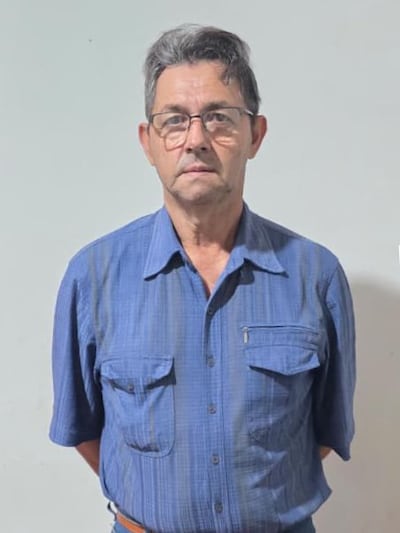 Andrés Pintos Venialgo, explosivista que se entregó en Minga Guazú por el asalto en Katueté.