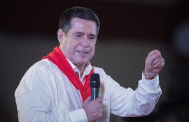 El expresidente y líder del Partido Colorado, Horacio Cartes, en una foto de archivo.